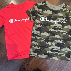2 Boys Champion T-Shirts